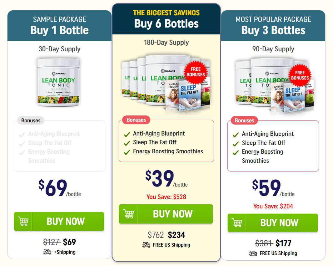 Order Nagano Tonic best pricing